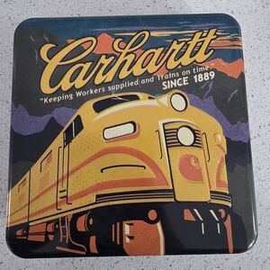 Carhartt Yellow and Black Train Tin